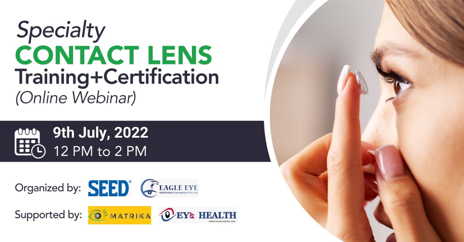 Specialty contact lens training Nepal